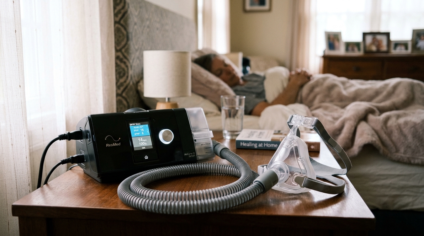 BiPAP and CPAP Non-Invasive Ventilation Machine Management at Home